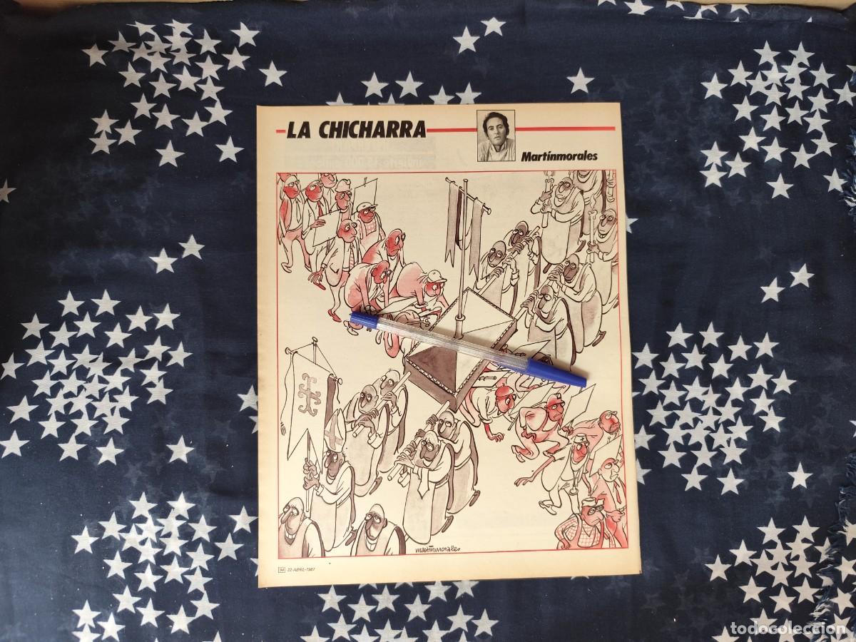 Coleccionismo de revista Intervi&uacute;: La Chicharra Martinmorales Recorte/Cliping Revista Interviu 571 - 1987