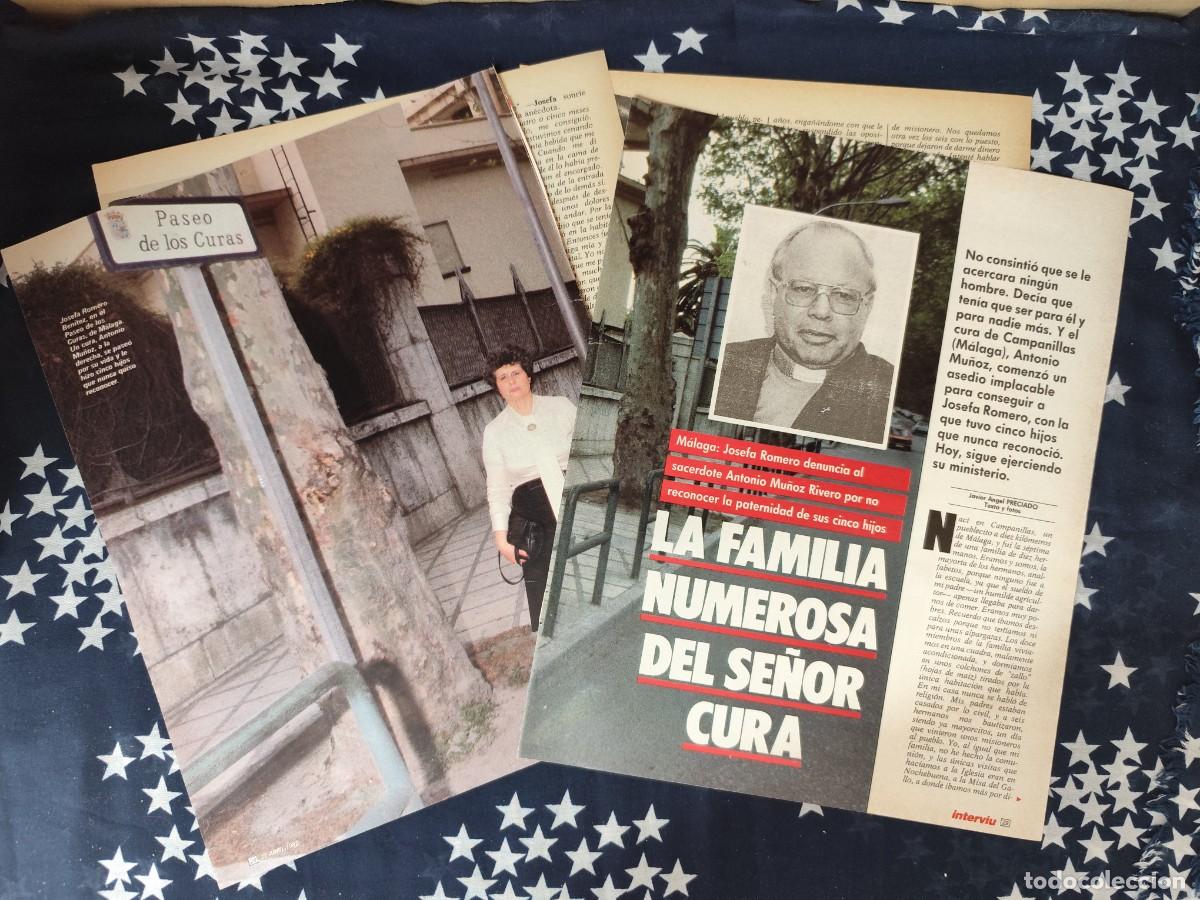 Coleccionismo de revista Intervi&uacute;: La familia numerosa del se&ntilde;or cura Campanillas Recorte/Cliping Revista Interviu 571 - 1987
