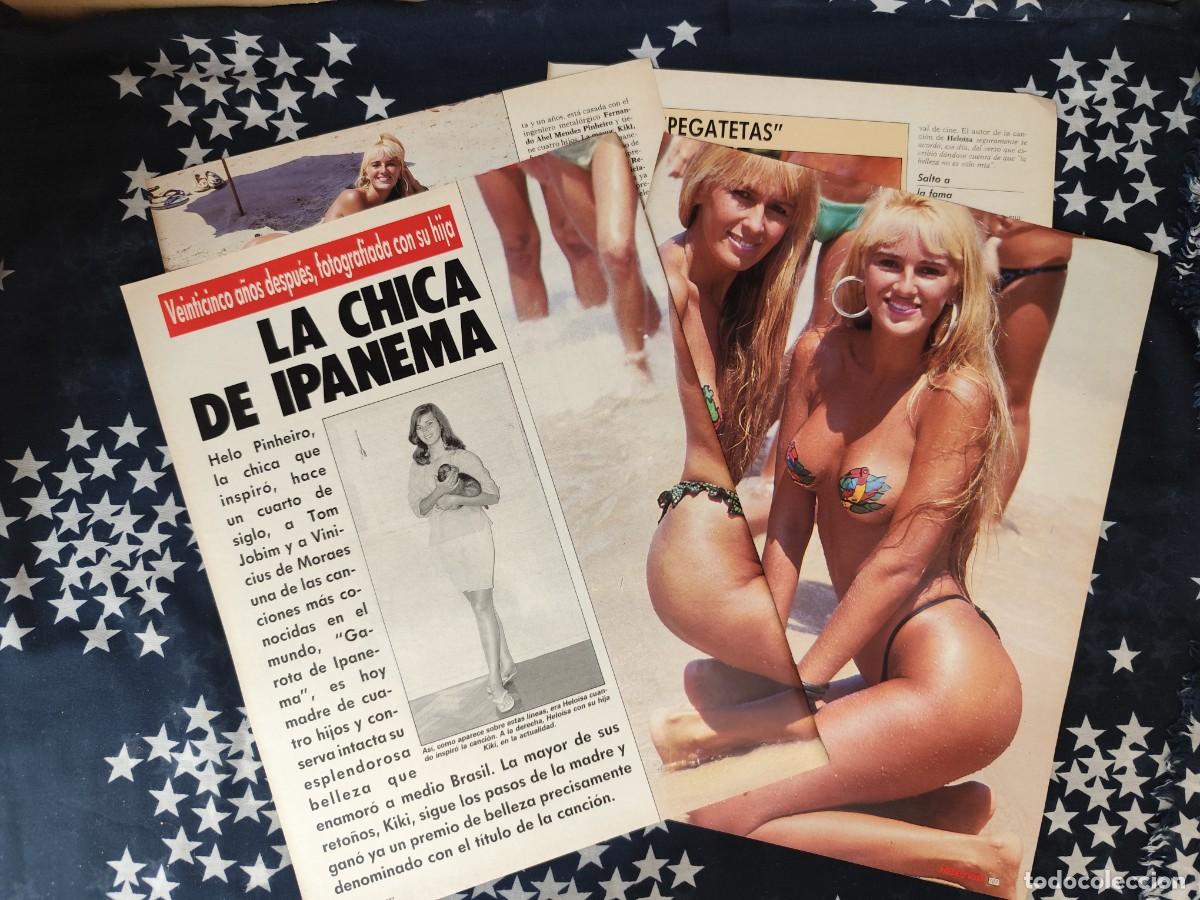 Coleccionismo de revista Intervi&uacute;: La chica de Ipanema Recorte/Cliping Revista Interviu 570 - 1987