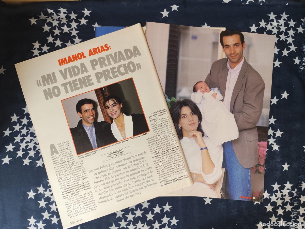 Collection Magazine Intervi&uacute;: Imanol Arias Mi vida privada no tiene precio Recorte/Cliping Revista Interviu 569 - 1987