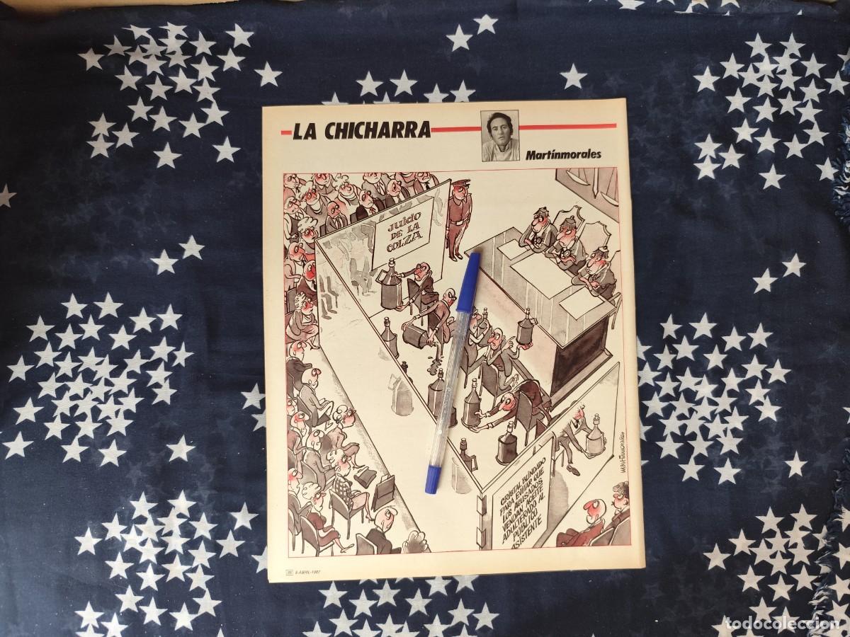 Collezionismo di Rivista Intervi&uacute;: La Chicharra Martinmorales Recorte/Cliping Revista Interviu 569 - 1987