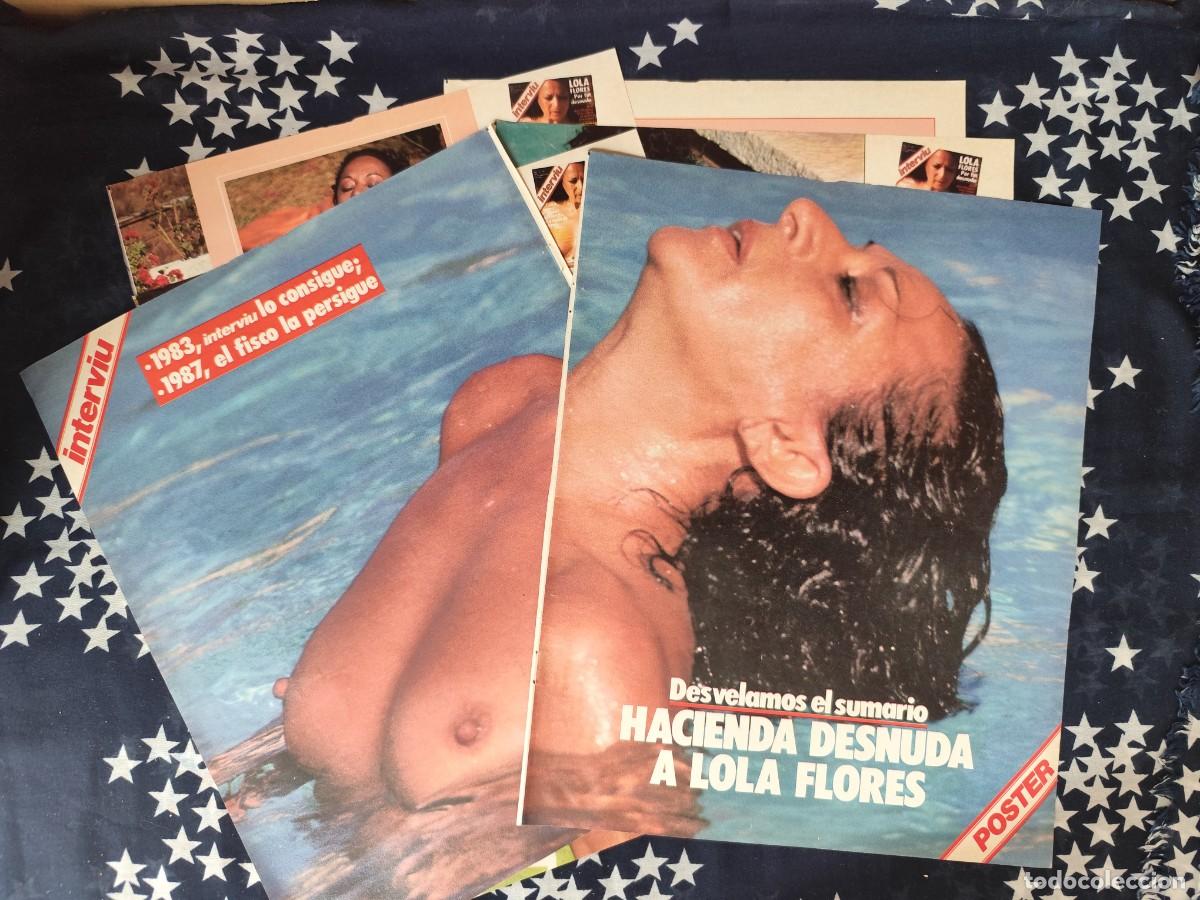 Coleccionismo de revista Intervi&uacute;: Lola Flores las deudas de la Faraona Recorte/Cliping Revista Interviu 569 - 1987