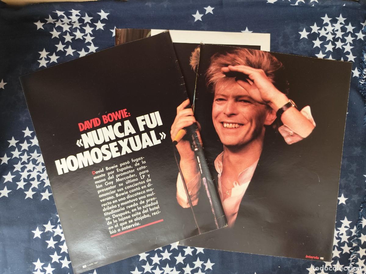 Collection Magazine Intervi&uacute;: David Bowie Nunca fui homosexual Recorte/Cliping Revista Interviu 568 - 1987
