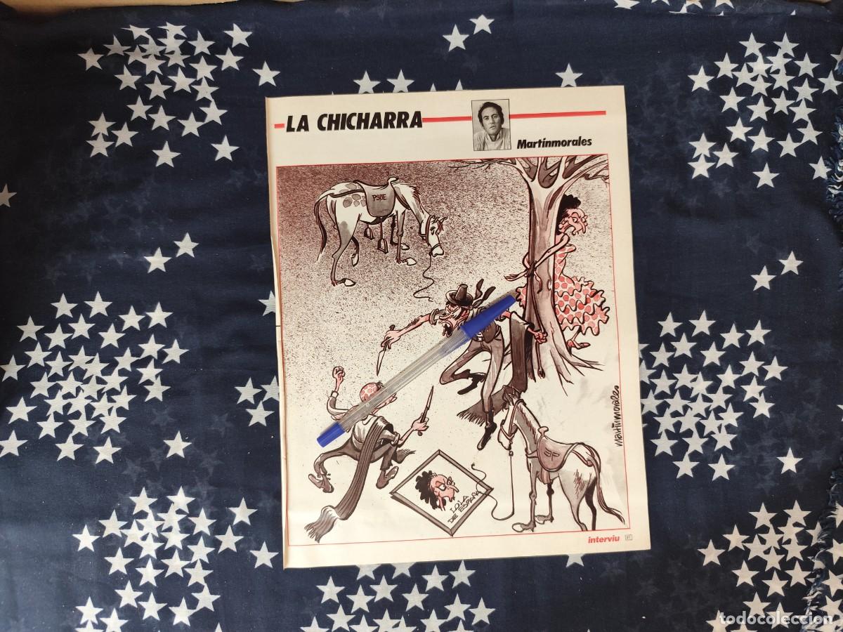 Collectionnisme de Magazine Intervi&uacute;: La Chicharra Martinmorales Recorte/Cliping Revista Interviu 568 - 1987