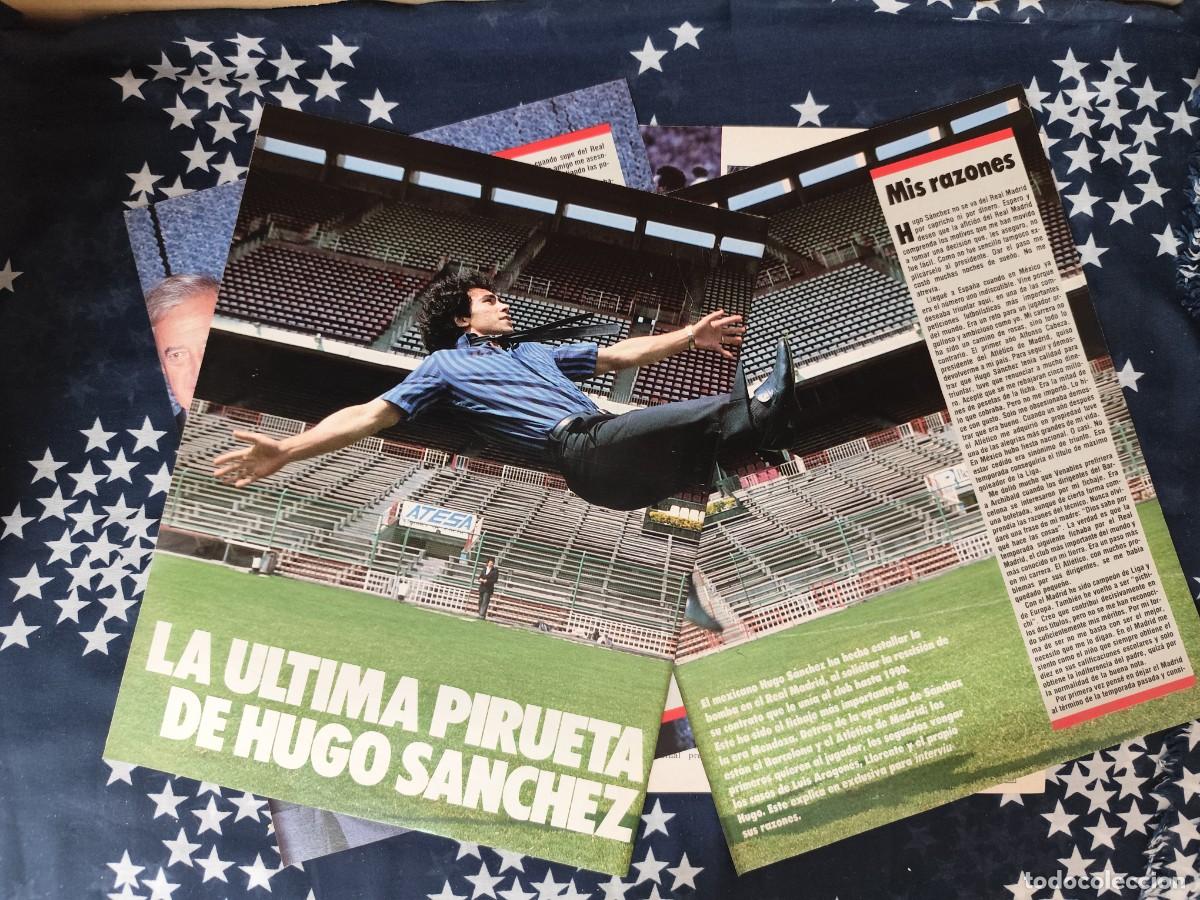 Coleccionismo de revista Intervi&uacute;: La &uacute;ltima pirueta de Hugo S&aacute;nchez Recorte/Cliping Revista Interviu 567 - 1987