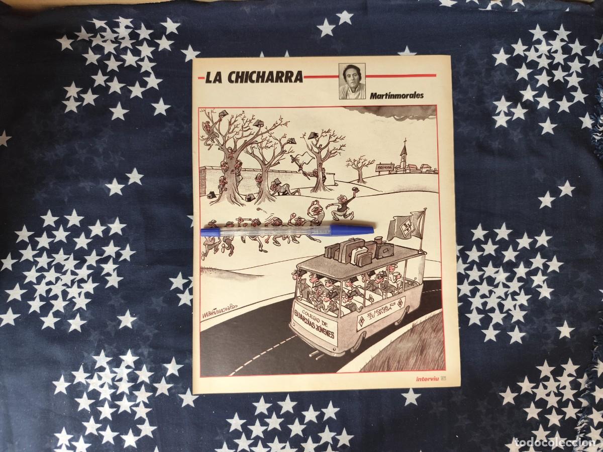 Coleccionismo de revista Intervi&uacute;: La Chicharra Martinmorales Recorte/Cliping Revista Interviu 567 - 1987