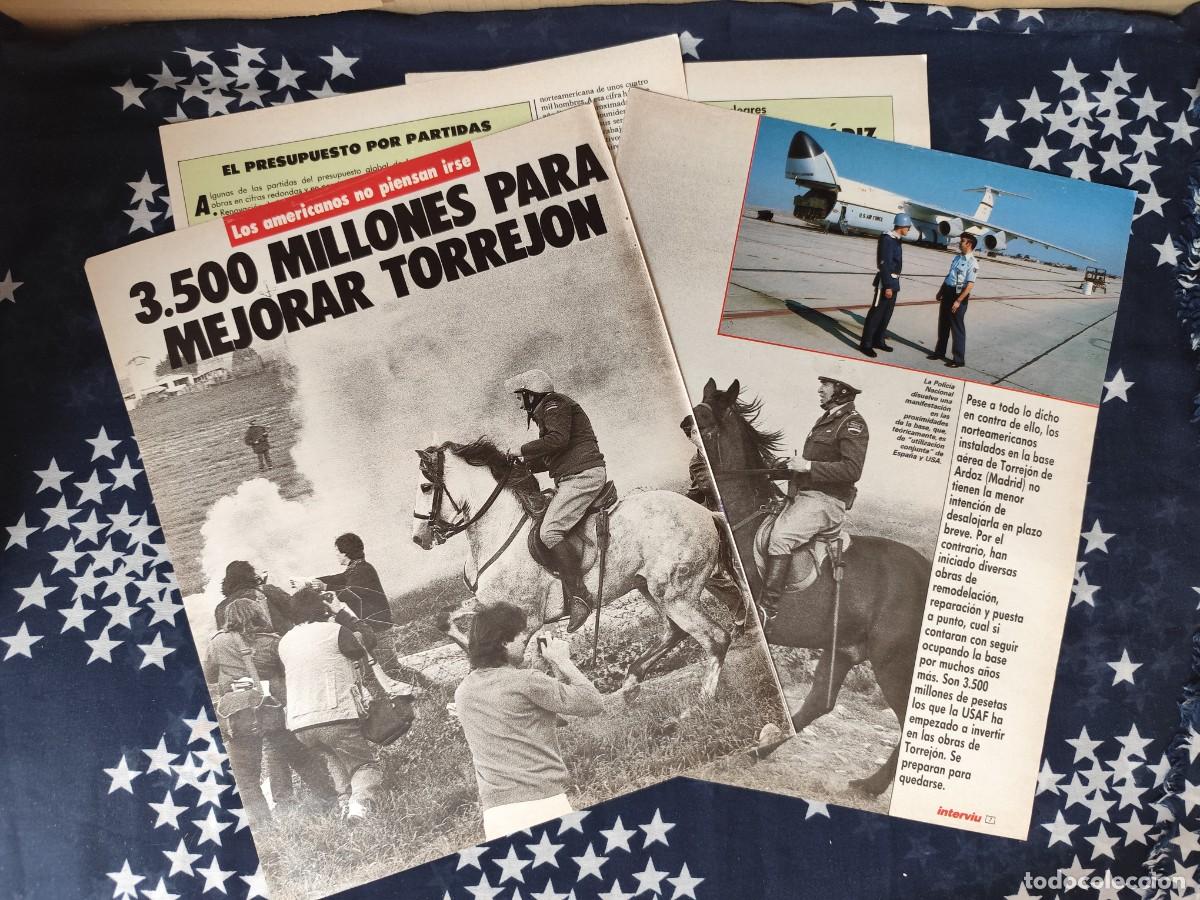 Coleccionismo de revista Intervi&uacute;: 3500 millones para mejorar Torrej&oacute;n Recorte/Cliping Revista Interviu 567 - 1987