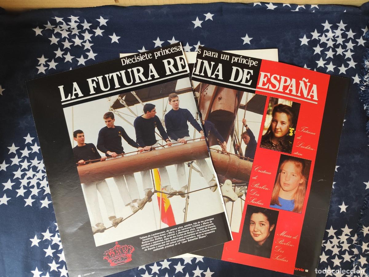 Coleccionismo de revista Intervi&uacute;: La futura reina de Espa&ntilde;a Recorte/Cliping Revista Interviu 565 - 1987