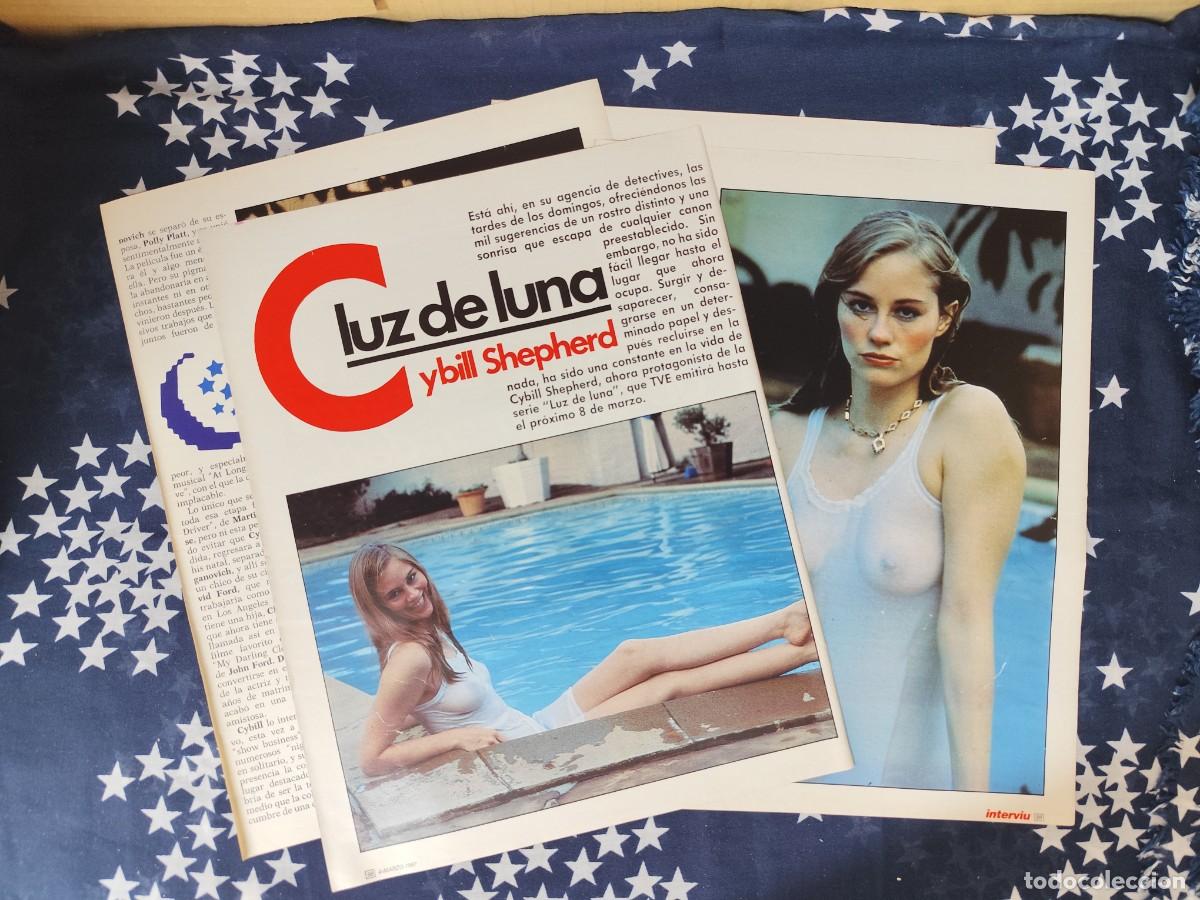 Coleccionismo de revista Intervi&uacute;: Cybill Shepherd Luz de Luna Recorte/Cliping Revista Interviu 564 - 1987