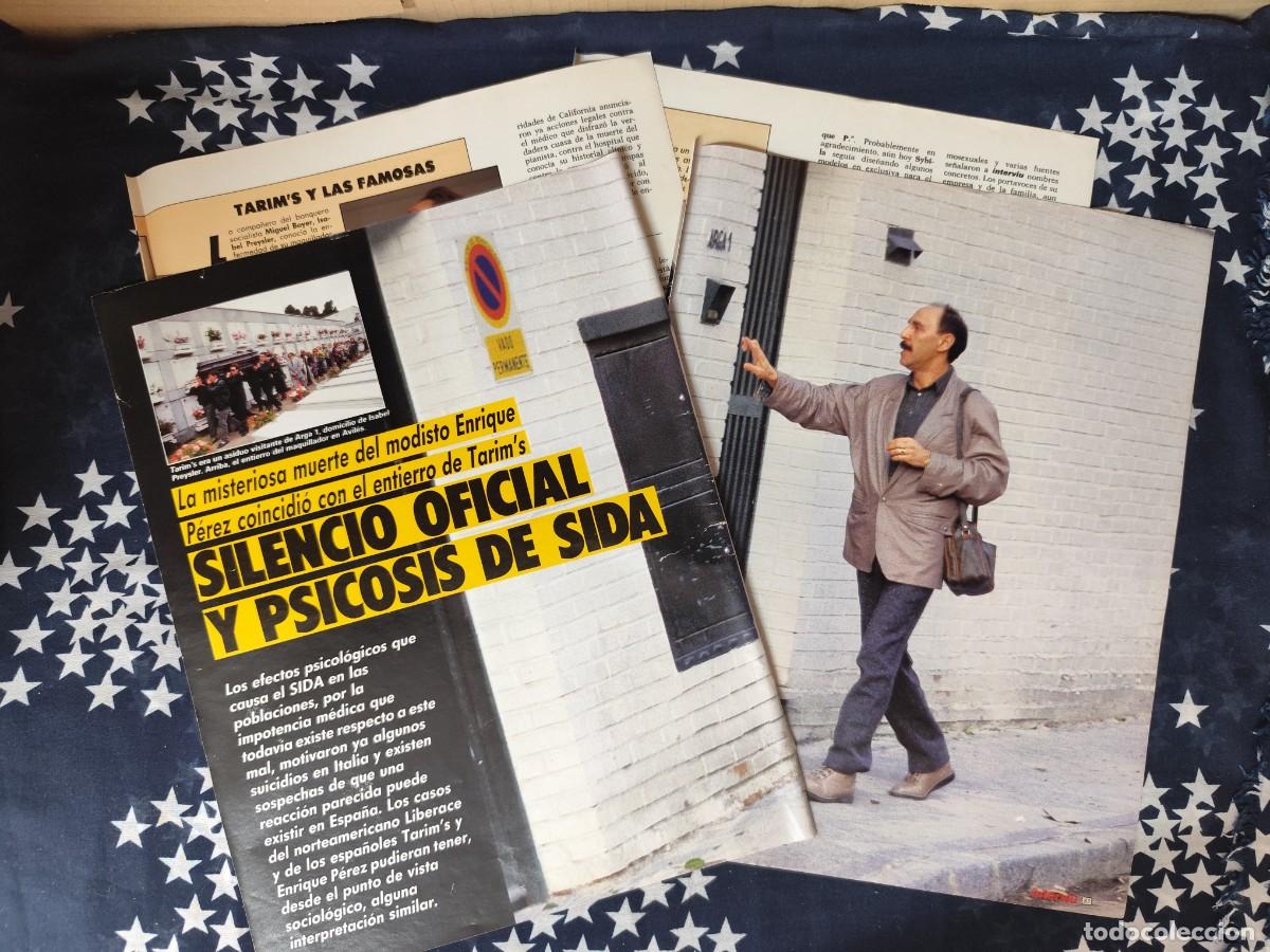 Coleccionismo de revista Intervi&uacute;: Silencio oficial y psicosis de Sida Recorte/Cliping Revista Interviu 563 - 1987