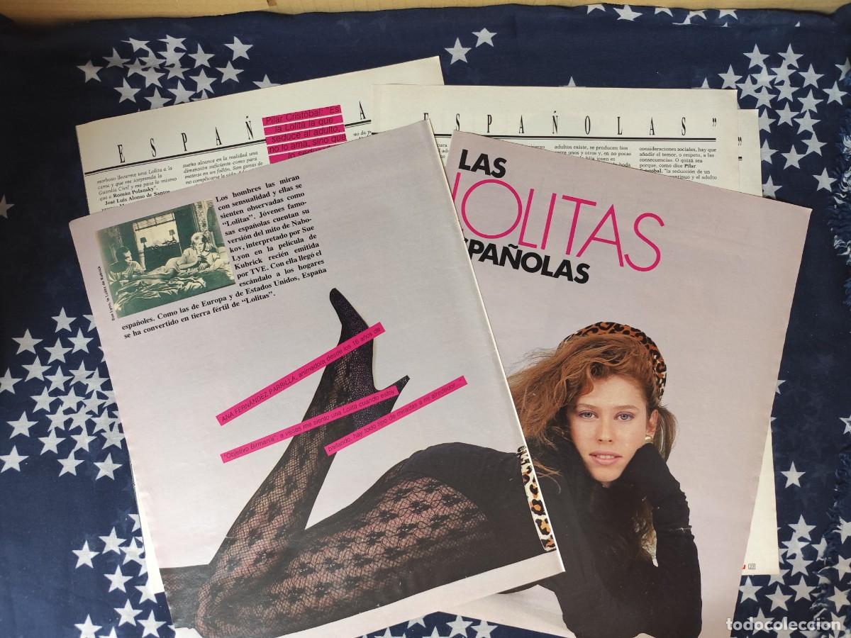 Coleccionismo de revista Intervi&uacute;: Las Lolitas espa&ntilde;olas Recorte/Cliping Revista Interviu 563 - 1987