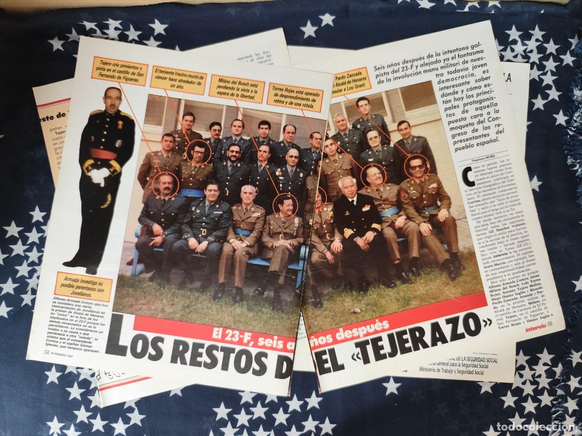 Coleccionismo de revista Intervi&uacute;: Los restos del Tejerazo Recorte/Cliping Revista Interviu 562 - 1987