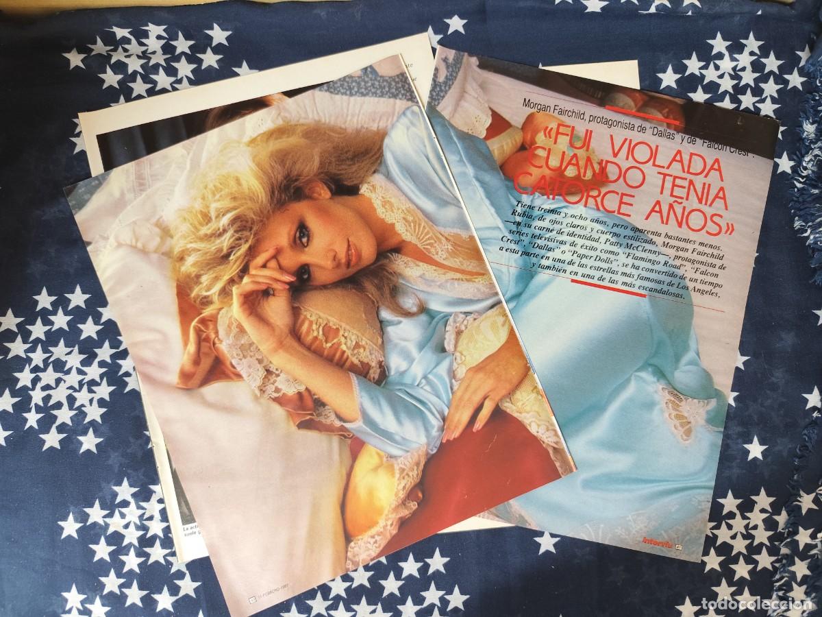 Coleccionismo de revista Intervi&uacute;: Morgan Fairchild fui violada con 14 a&ntilde;os Recorte/Cliping Revista Interviu 561 - 1987