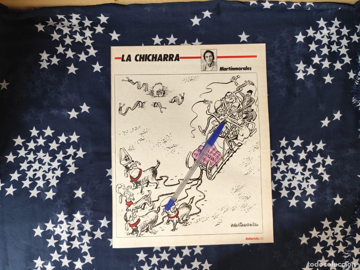 Coleccionismo de revista Intervi&uacute;: La Chicharra Mart&iacute;nmorales Recorte/Cliping Revista Interviu 558 - 1987