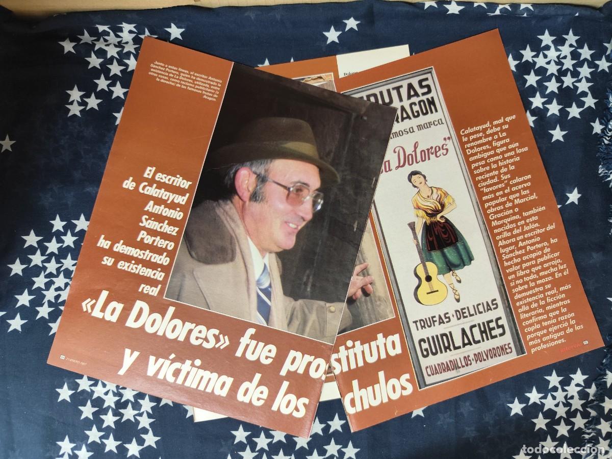 Coleccionismo de revista Intervi&uacute;: La Dolores fue prostituta y v&iacute;ctima de los chulos Recorte/Cliping Revista Interviu 558 - 1987