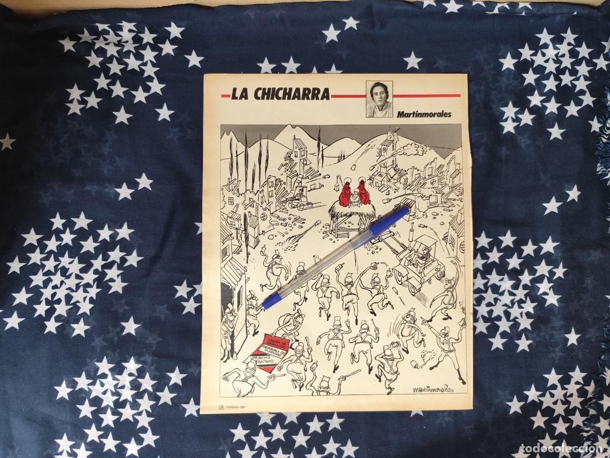 Coleccionismo de revista Intervi&uacute;: La Chicharra Mart&iacute;nmorales Recorte/Cliping Revista Interviu 556 - 1987