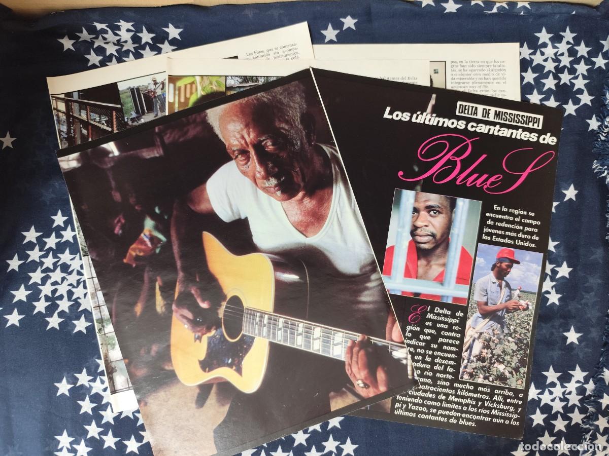 Coleccionismo de revista Intervi&uacute;: Los &uacute;ltimos cantantes de Blues Recorte/Cliping Revista Interviu 553 - 1986