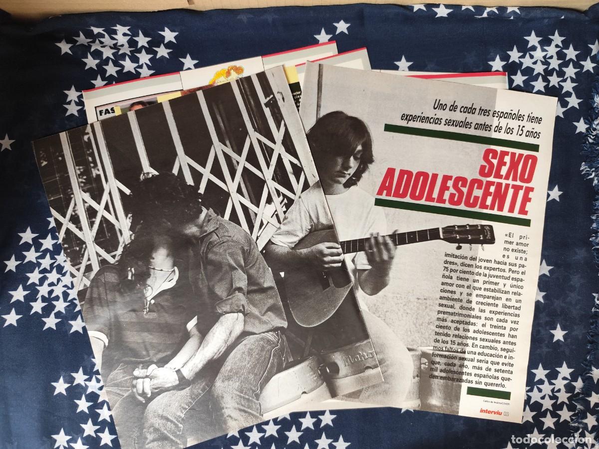 Coleccionismo de revista Intervi&uacute;: Sexo adolescente Recorte/Cliping Revista Interviu 552 - 1986