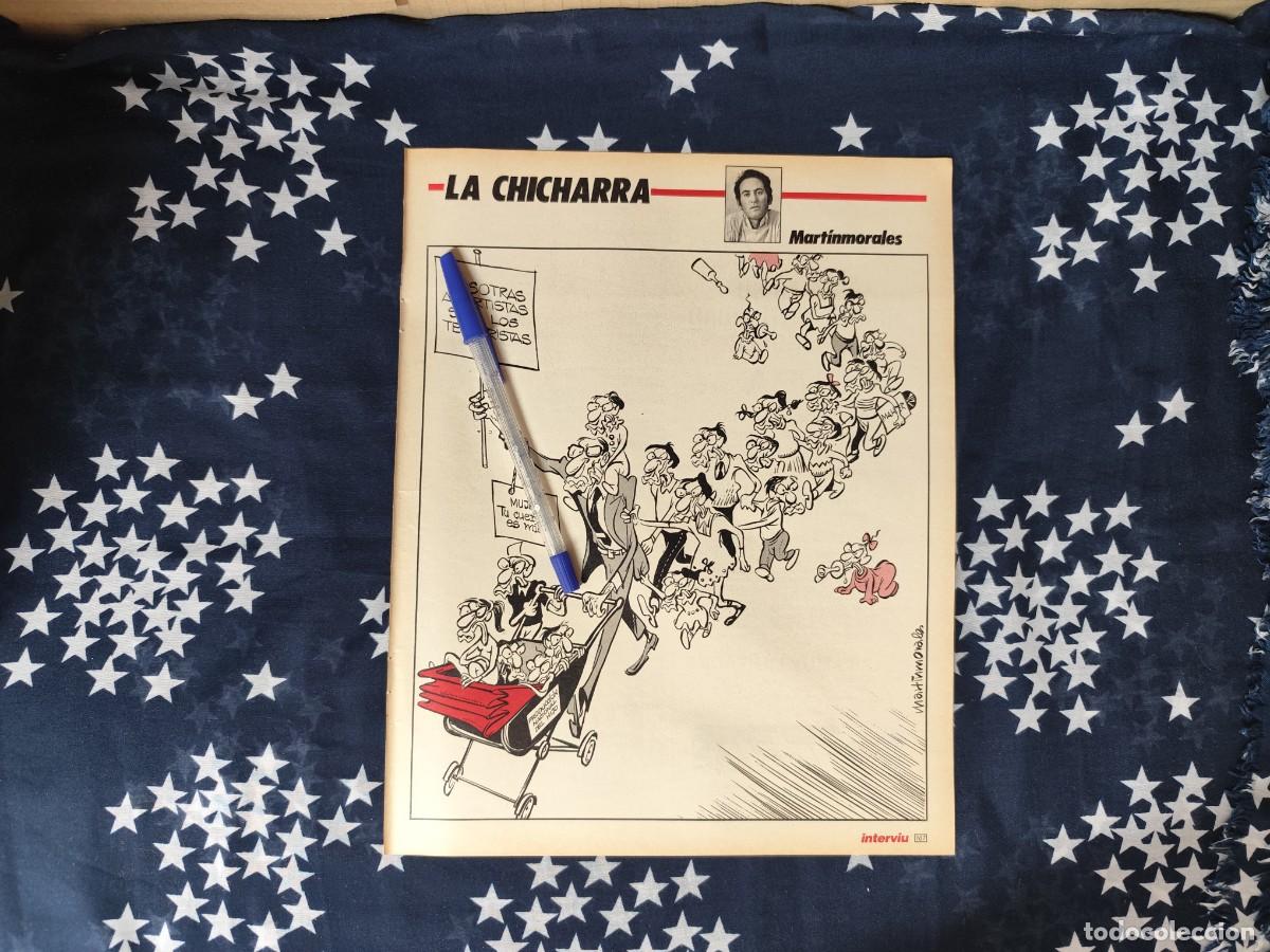 Sammeln von Zeitschriften Intervi&uacute;: La Chicharra Mart&iacute;nmorales Recorte/Cliping Revista Interviu 551 - 1986