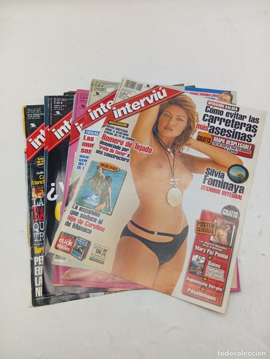 Coleccionismo de revista Intervi&uacute;: INTERVI&Uacute;. LOTE DE 10 PORTADAS. SILVIA FOMINAYA. MONICA CRUZ. MARIA JOSE SUAREZ. SONIA FERRER.. LEER.