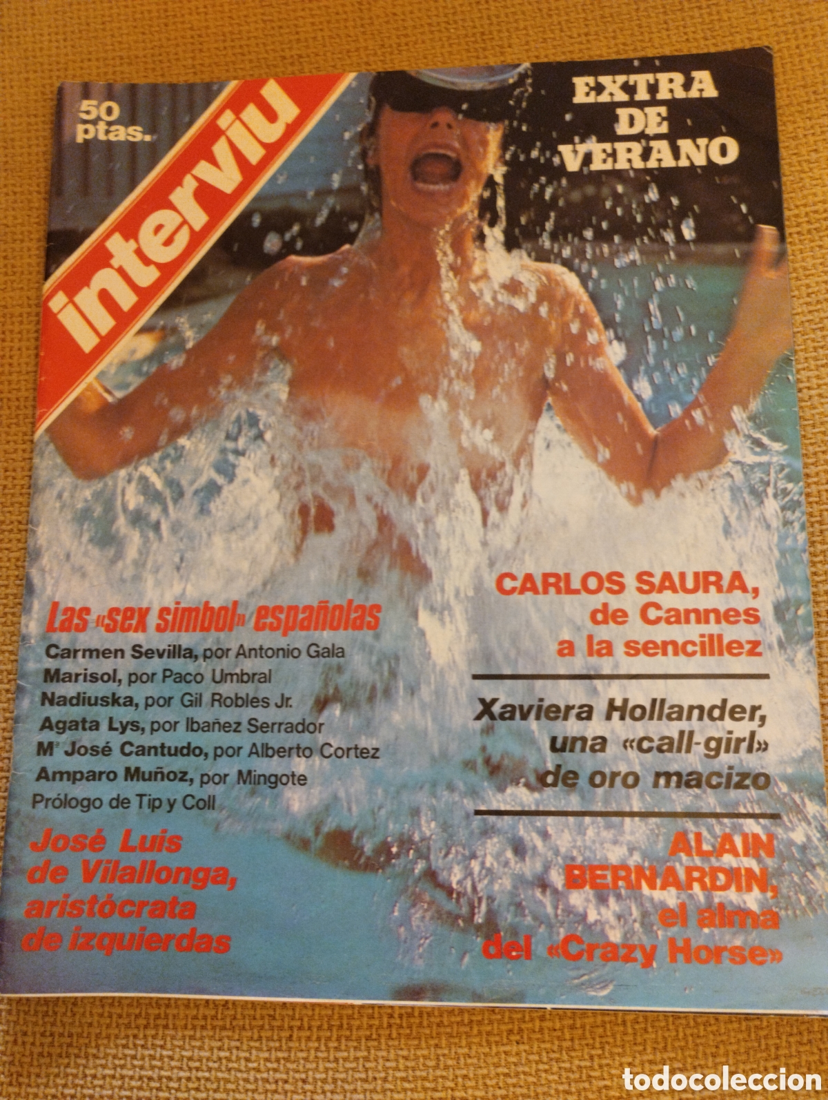 Coleccionismo de revista Intervi&uacute;: Revista Interviu Extra Verano antigua