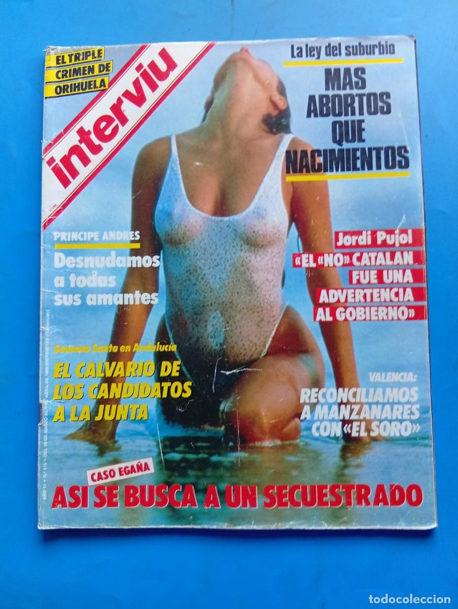 Coleccionismo de revista Intervi&uacute;: INTERVI&Uacute;. A&Ntilde;O 11. N&ordm; 515. MARZO 1986. LA SEMANA SANTA EN ANDALUC&Iacute;A. RECONCILIAMOS A MANZAN.. LEER
