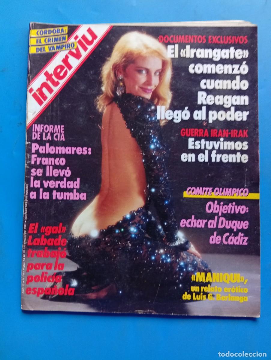 Coleccionismo de revista Intervi&uacute;: INTERVI&Uacute;. A&Ntilde;O 12. N&ordm; 557. ENERO DE 1987. SIDNE ROME. USA COMERCI&Oacute; CON IR&Aacute;N DESDE QUE REAGAN ... LEER