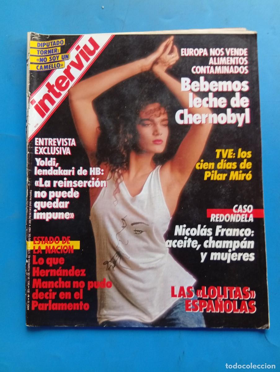 Coleccionismo de revista Intervi&uacute;: INTERVI&Uacute;. A&Ntilde;O 12. N&ordm; 563. FEB-MAR 1987. BETTY ROMANI. EL PR&Iacute;NCIPE DE LA COCA, CARLOS LEHDER.... LEER