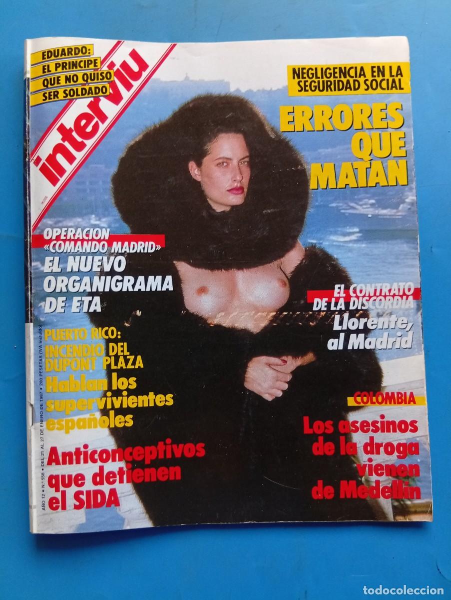 Coleccionismo de revista Intervi&uacute;: INTERVI&Uacute;. A&Ntilde;O 12. N&ordm; 558. ENERO DE 1987. EL NUEVO ORGANIGRAMA DE ETA. ANTICONCEPTIVOS QUE DET.. LEER