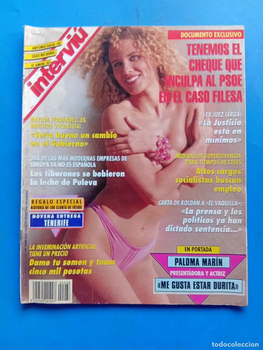 Coleccionismo de revista Intervi&uacute;: INTERVI&Uacute;. A&Ntilde;O 19. N&ordm; 988. ABRIL DE 1995. PALOMA MAR&Iacute;N. DONANTES DE SEMEN. VALENCIA: LA COSTA .. LEER