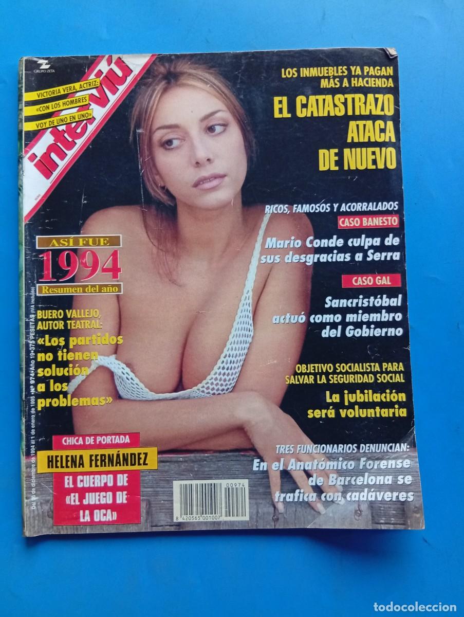 Coleccionismo de revista Intervi&uacute;: INTERVI&Uacute;. A&Ntilde;O 19. N&ordm; 974. DICIEMBRE DE 1994. HELENA FERN&Aacute;NDEZ. SAMUR: AMBULANCIAS VITALES. PE.. LEER