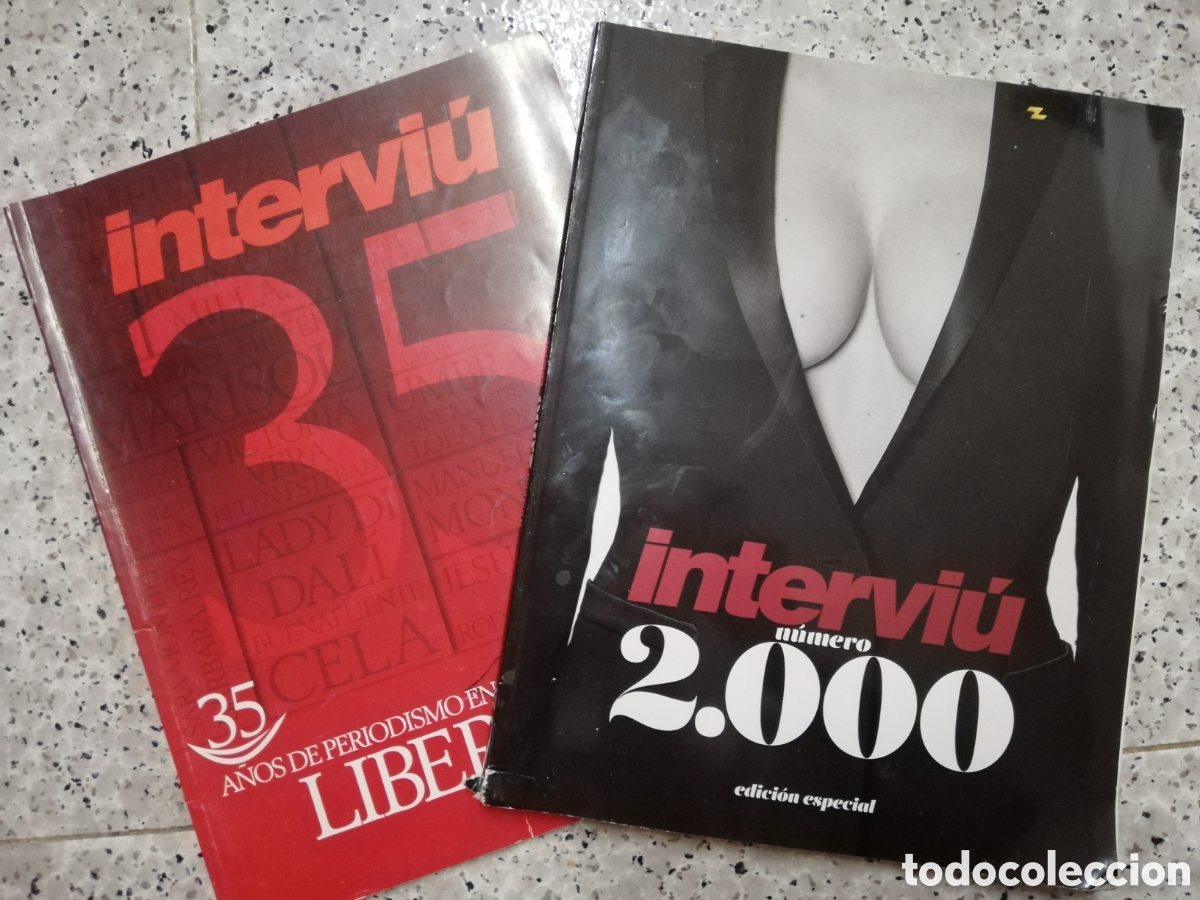 Coleccionismo de revista Intervi&uacute;: Lote Intervi&uacute;. 35 a&ntilde;os periodismo en libertad y especial n&uacute;mero 2000