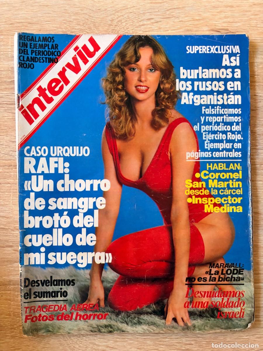 Coleccionismo de revista Intervi&uacute;: INTERVI&Uacute;. A&Ntilde;O 8. N&ordm; 395. DICIEMBRE DE 1983. AMPARO MORENO. TRAGEDIA A&Eacute;REA, FOTOS DEL HORROR. LEER.