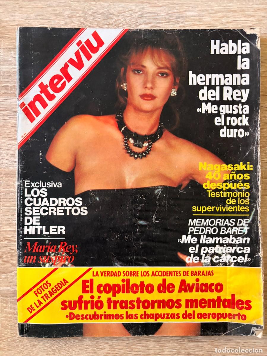 Coleccionismo de revista Intervi&uacute;: INTERVI&Uacute;. A&Ntilde;O 8. N&ordm; 395. DICIEMBRE DE 1983. MAR&Iacute;A REY. UN SUSPIRO DE MUJER. LEER.