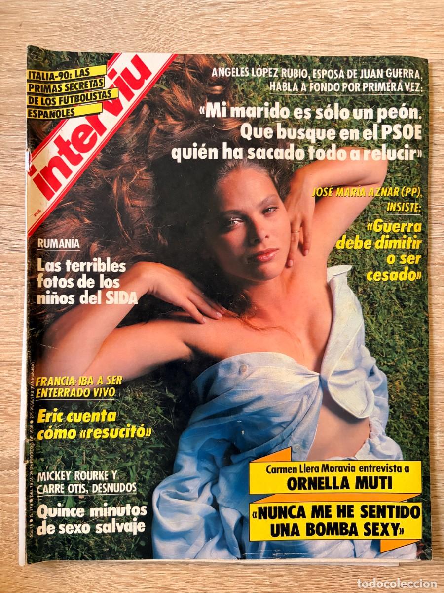 Coleccionismo de revista Intervi&uacute;: INTERVI&Uacute;. A&Ntilde;O 14. N&ordm; 719. FEBRERO DE 1990. ORNELLA MUTI. NUNCA ME HE SENTIDO UNA BOMBA SEXY. LEER.