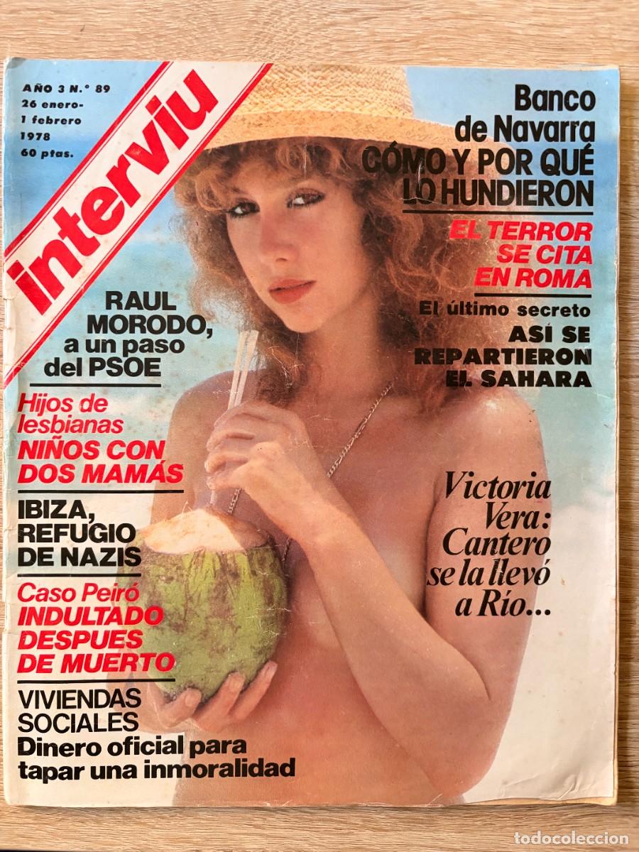 Coleccionismo de revista Intervi&uacute;: INTERVI&Uacute;. A&Ntilde;O 3. N&ordm; 89. ENERO DE 1978. VICTORIA VERA. BANCO DE NAVARRA. LEER.