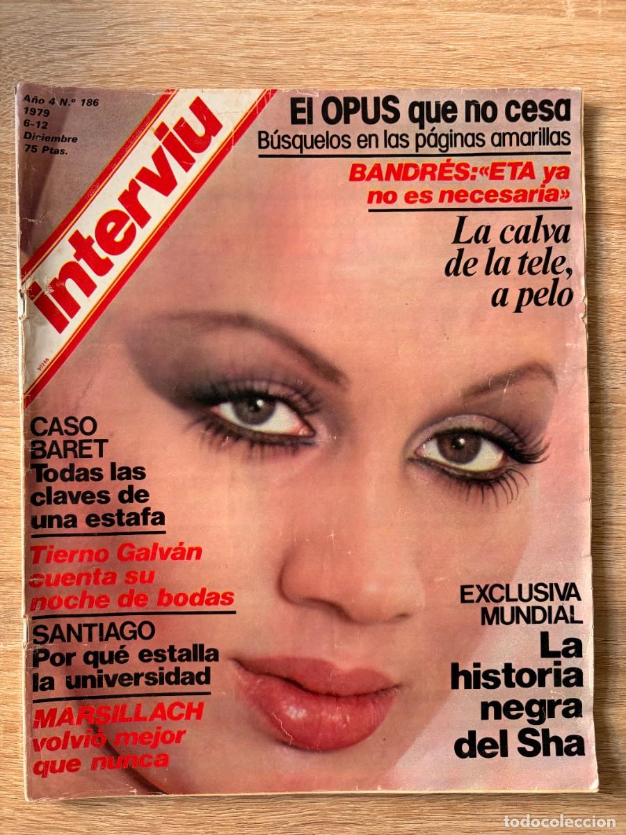 Coleccionismo de revista Intervi&uacute;: INTERVI&Uacute;. A&Ntilde;O 4. N&ordm; 186. DICIEMBRE DE 1979. LA CALVA DE LA TELE, A PELO. LEER.