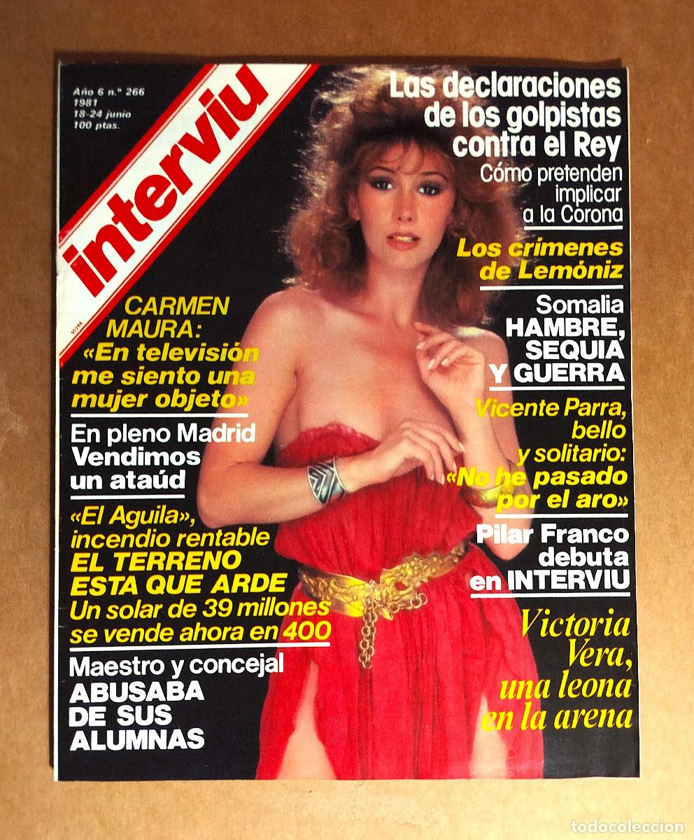 Coleccionismo de revista Intervi&uacute;: INTERVIU 266 - JUNIO 1981 - VICTORIA VERA - CARMEN MAURA - PERICH