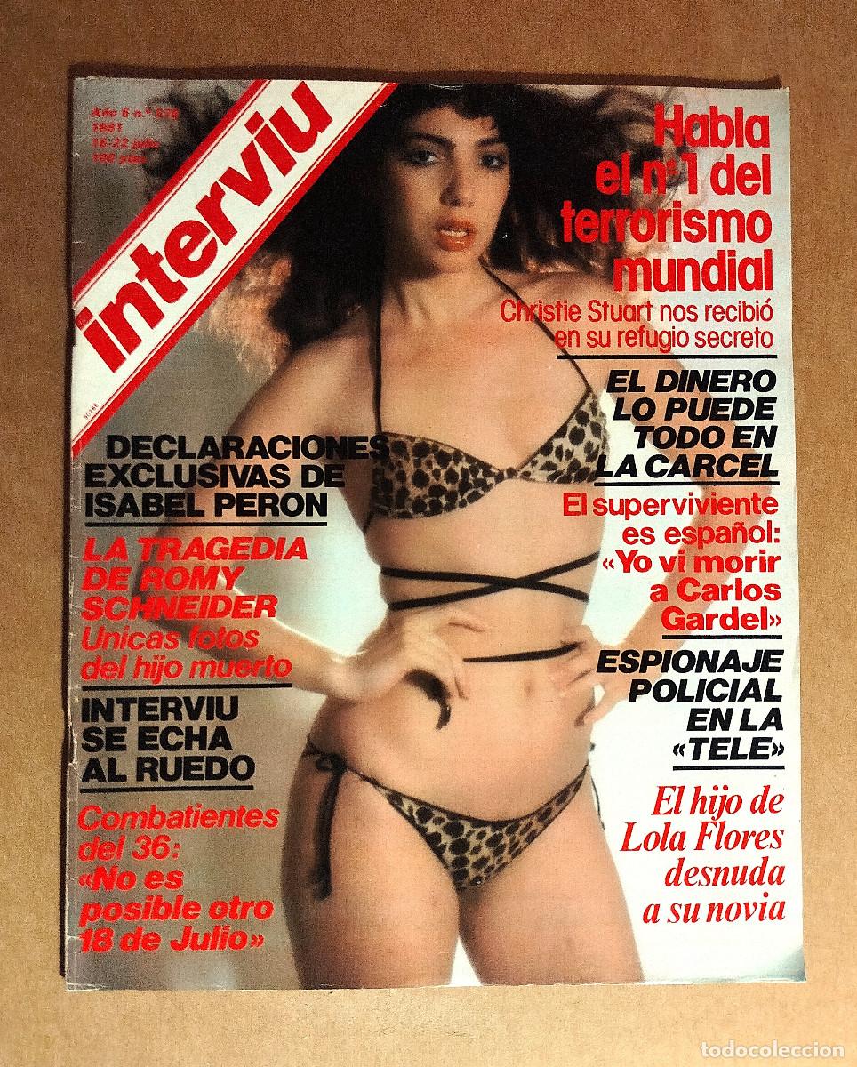 Coleccionismo de revista Intervi&uacute;: INTERVIU 270 - JULIO 1981 - ANA GARCIA OBREGON - ALFREDO DI STEFANO - GABY SCHUSTER