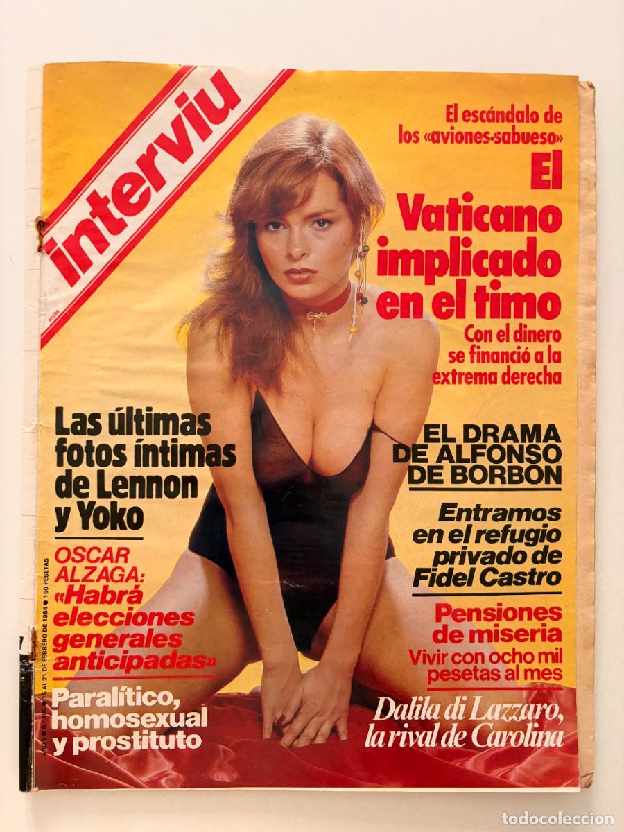 Coleccionismo de revista Intervi&uacute;: INTERVI&Uacute;. A&Ntilde;O 9. N&ordm; 455. FEBRERO 1984. DAILA DI LAZZARO. EL VATICANO IMPLICADO EN EL TIMO. LEER.