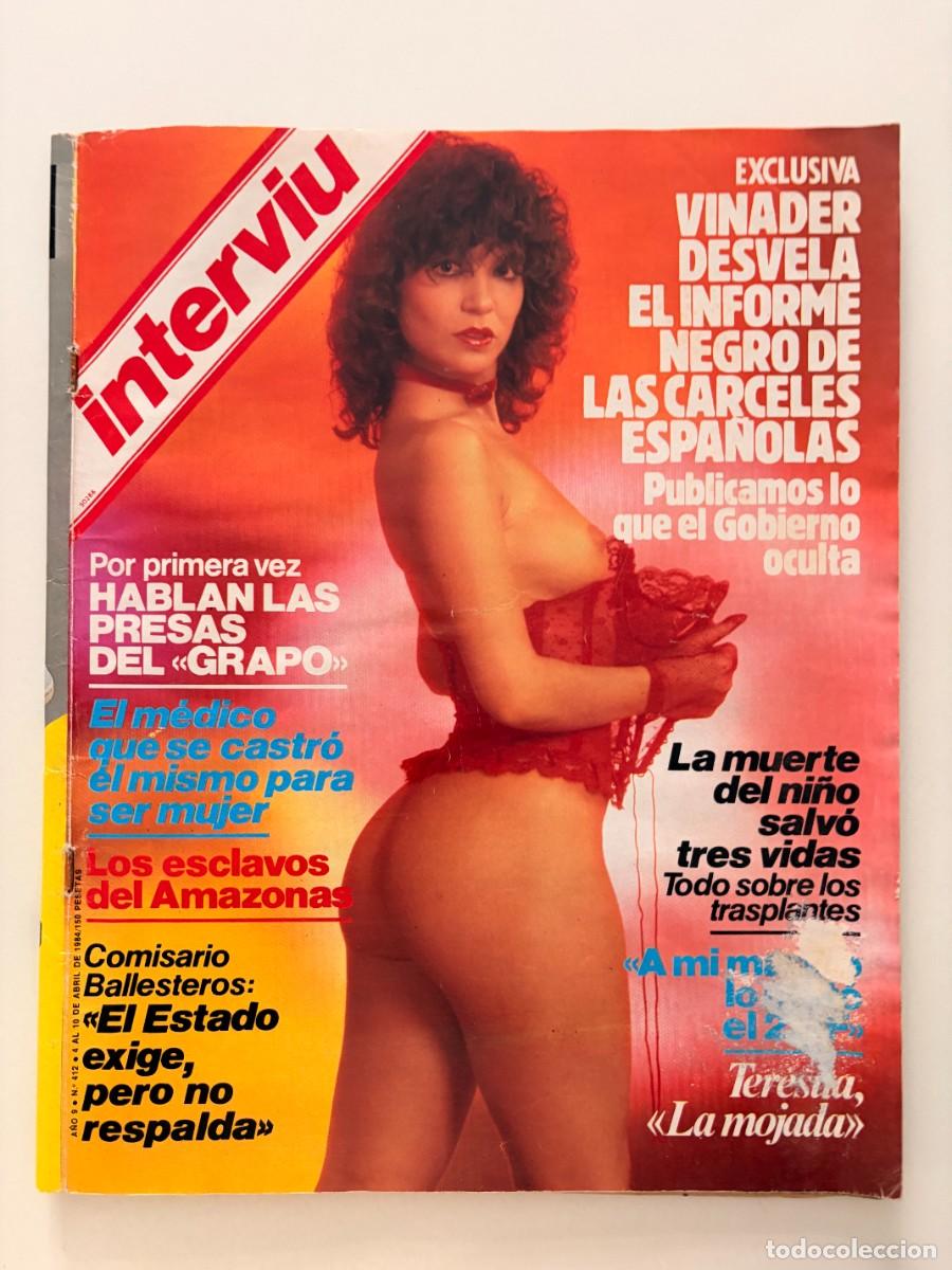 Coleccionismo de revista Intervi&uacute;: INTERVI&Uacute;. A&Ntilde;O 9. N&ordm; 412. ABRIL 1985. TERESA. EL INFORME NEGRO DE LAS C&Aacute;RCELES ESPA&Ntilde;OLAS. LEER.