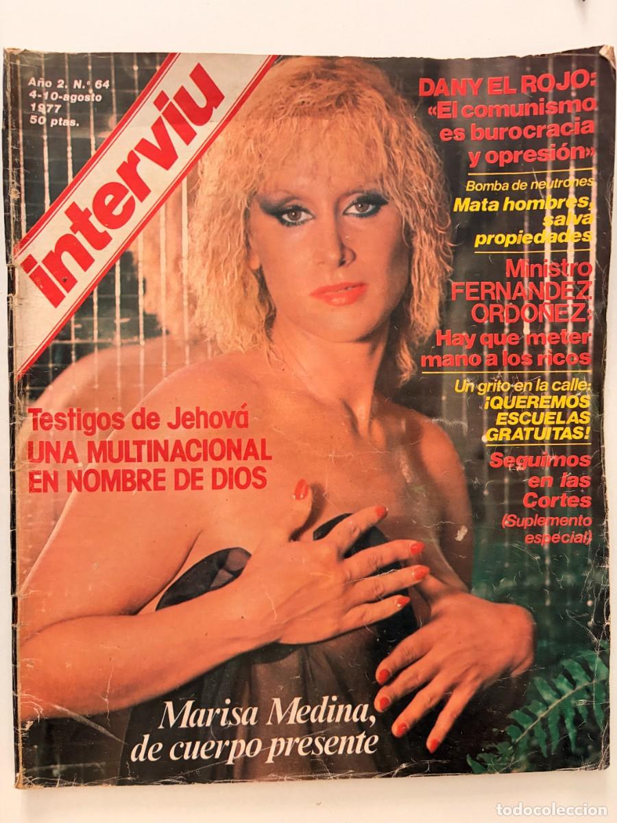 Coleccionismo de revista Intervi&uacute;: INTERVI&Uacute;. A&Ntilde;O 2. N&ordm; 64. AGOSTO DE 1977. MARISA MEDINA. UNA MULTINACIONAL EN NOMBRE DE DIOS. LEER.