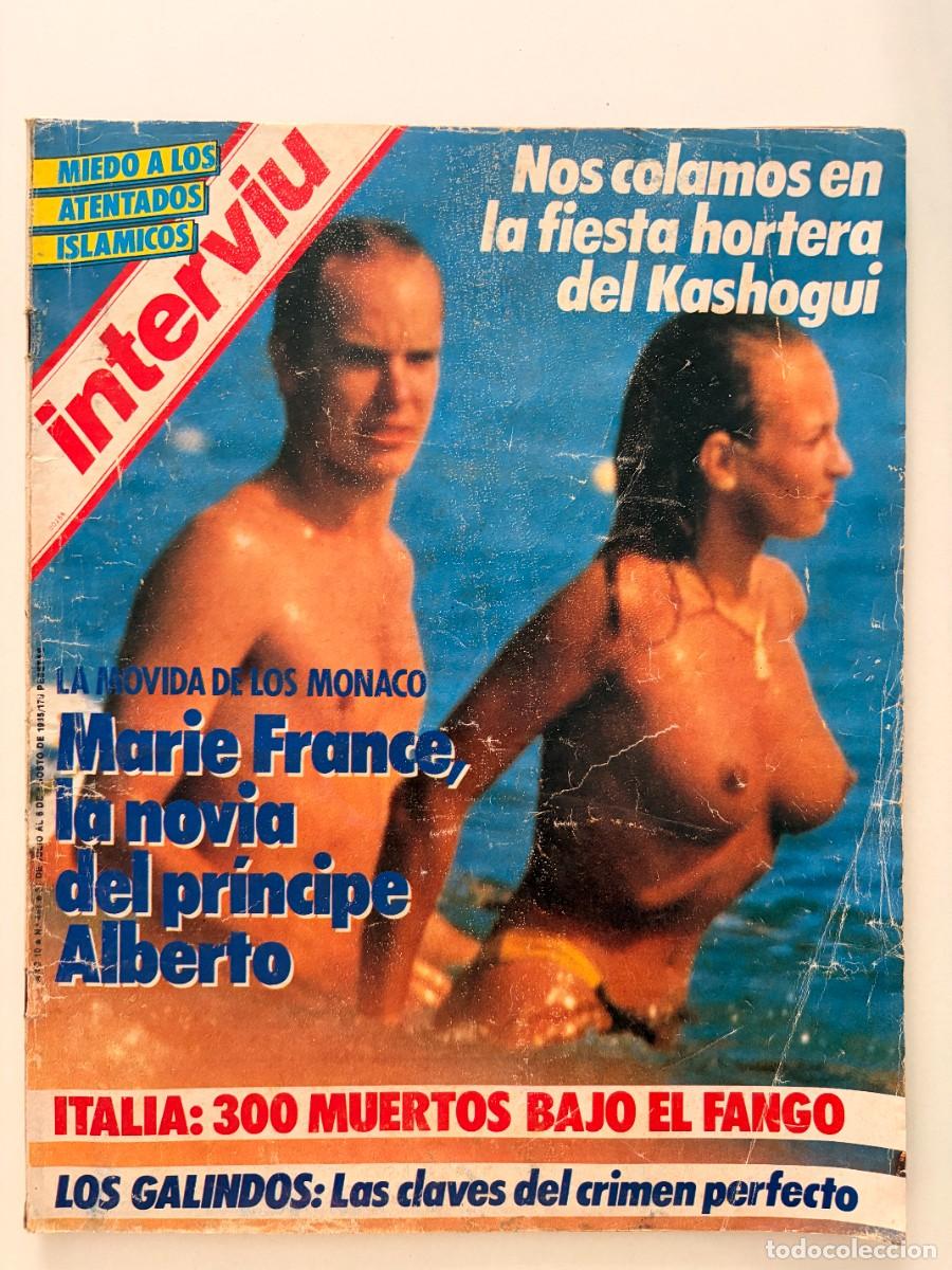Coleccionismo de revista Intervi&uacute;: INTERVI&Uacute;. A&Ntilde;O 10. N&ordm; 481. AGOSTO DE 1985. MARIE FRANCE. LA NOVIA DEL PR&Iacute;NCIPE ALBERTO. LEER.