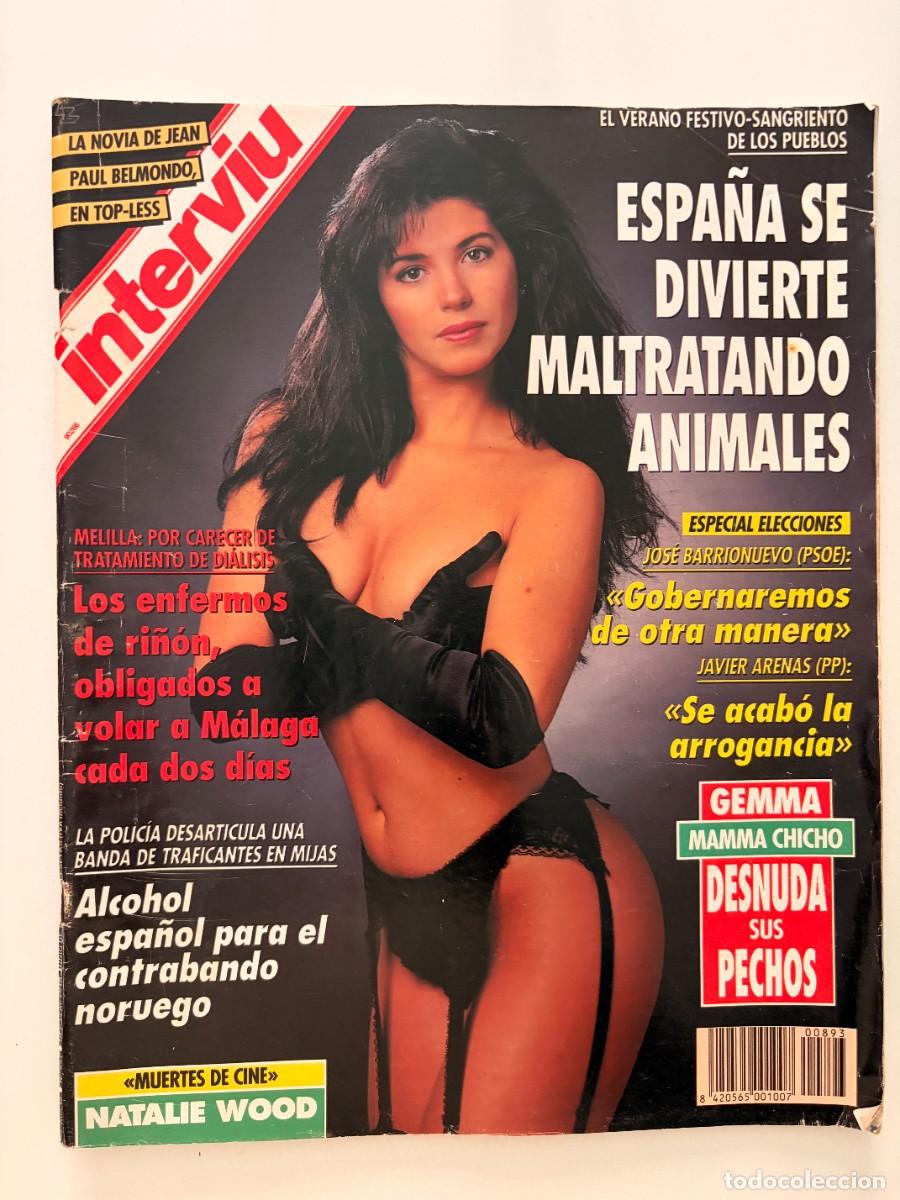 Coleccionismo de revista Intervi&uacute;: INTERVI&Uacute;. A&Ntilde;O 18. N&ordm; 893. JUNIO DE 1993. GEMMA. NATALIE WOOD, TERROR AL AGUA. LEER.