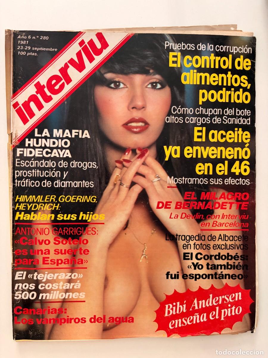 Sammeln von Zeitschriften Intervi&uacute;: INTERVI&Uacute;. A&Ntilde;O 6. N&ordm; 280. SEPTIEMBRE DE 1981. BIB&Iacute; ANDERSEN. EL CONTROL DE ALIMENTOS, PODRIDO. LEER.