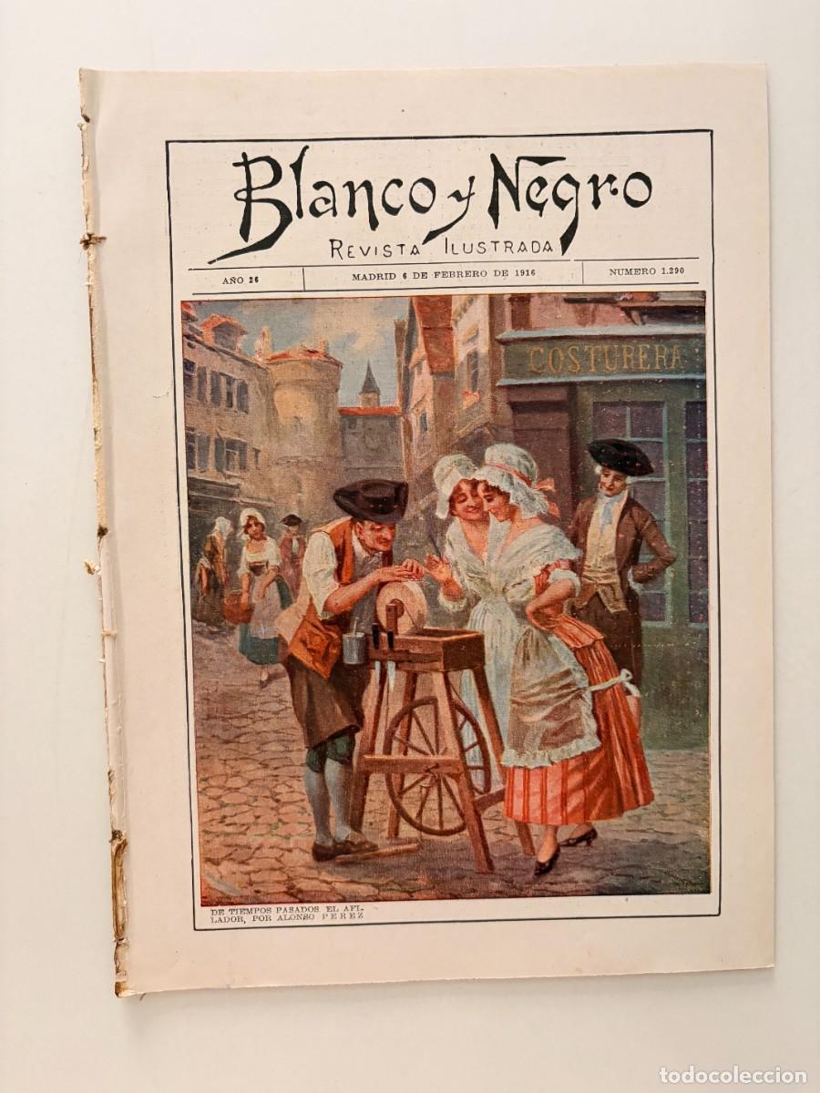 Coleccionismo de revista Intervi&uacute;: BLANCO Y NEGRO. N&ordm; 1290. A&Ntilde;O 1916. EL COLEGIO DE M&Eacute;DICOS EN MADRID.EL MINISTERIO DE GOBERNACI&Oacute;N.LEER