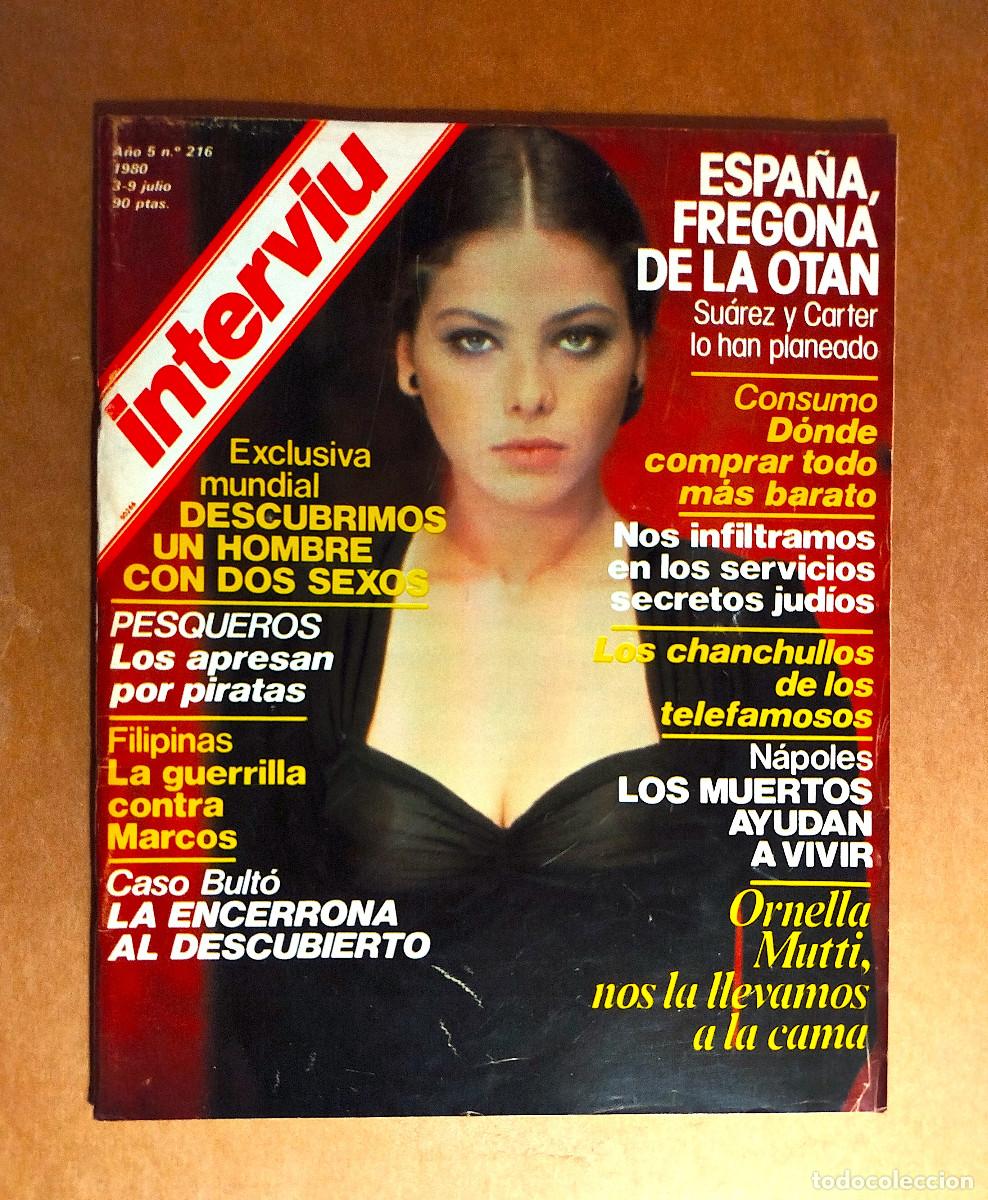 Coleccionismo de revista Intervi&uacute;: INTERVIU 216 - JULIO 1980 - ORNELLA MTTI - SUSANA ESTRADA - DIANE KEATON