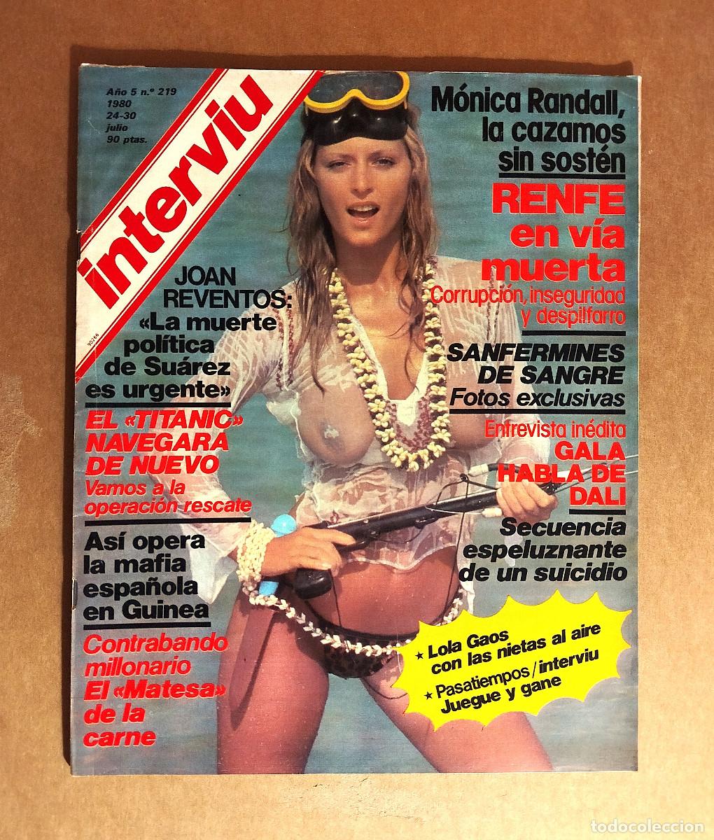 Coleccionismo de revista Intervi&uacute;: INTERVIU 219 - JULIO 1980 - MONICA RANDALL - CHRISTINE KEELER - MASSIEL - GALA