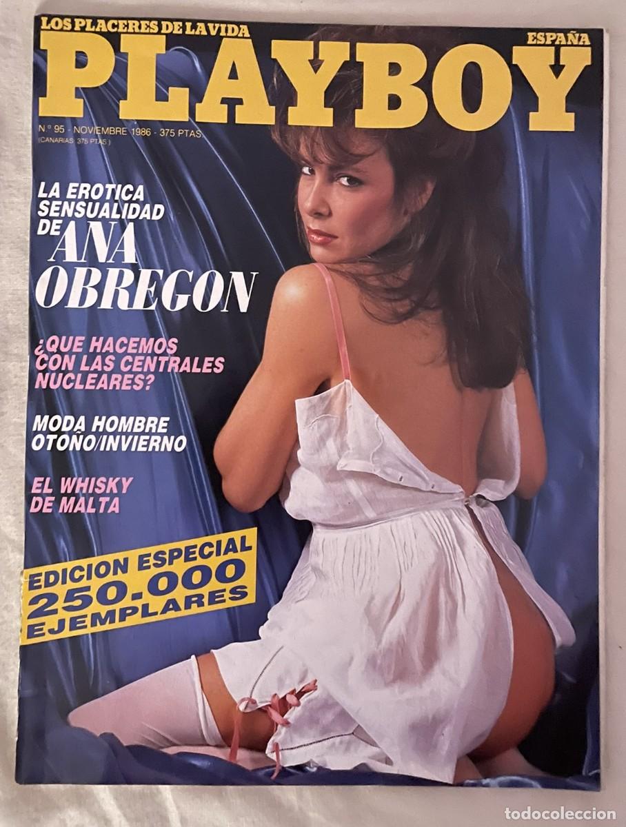Coleccionismo de revista Intervi&uacute;: Revista Playboy Espa&ntilde;a (N&ordm; 95 - Noviembre 1986) - Ana Obreg&oacute;n