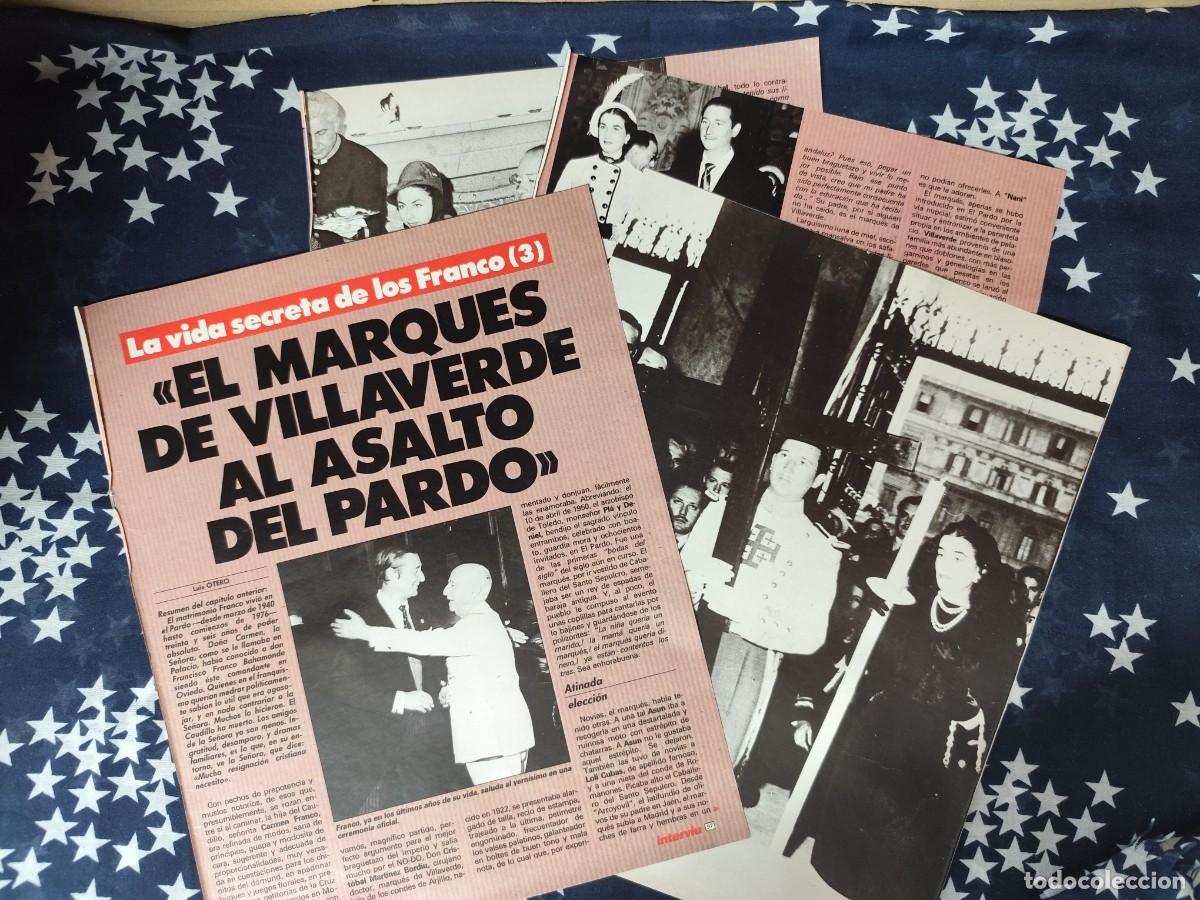 Coleccionismo de revista Intervi&uacute;: La vida secreta de los Franco (3) Recorte/Cliping Revista Interviu 532-1986